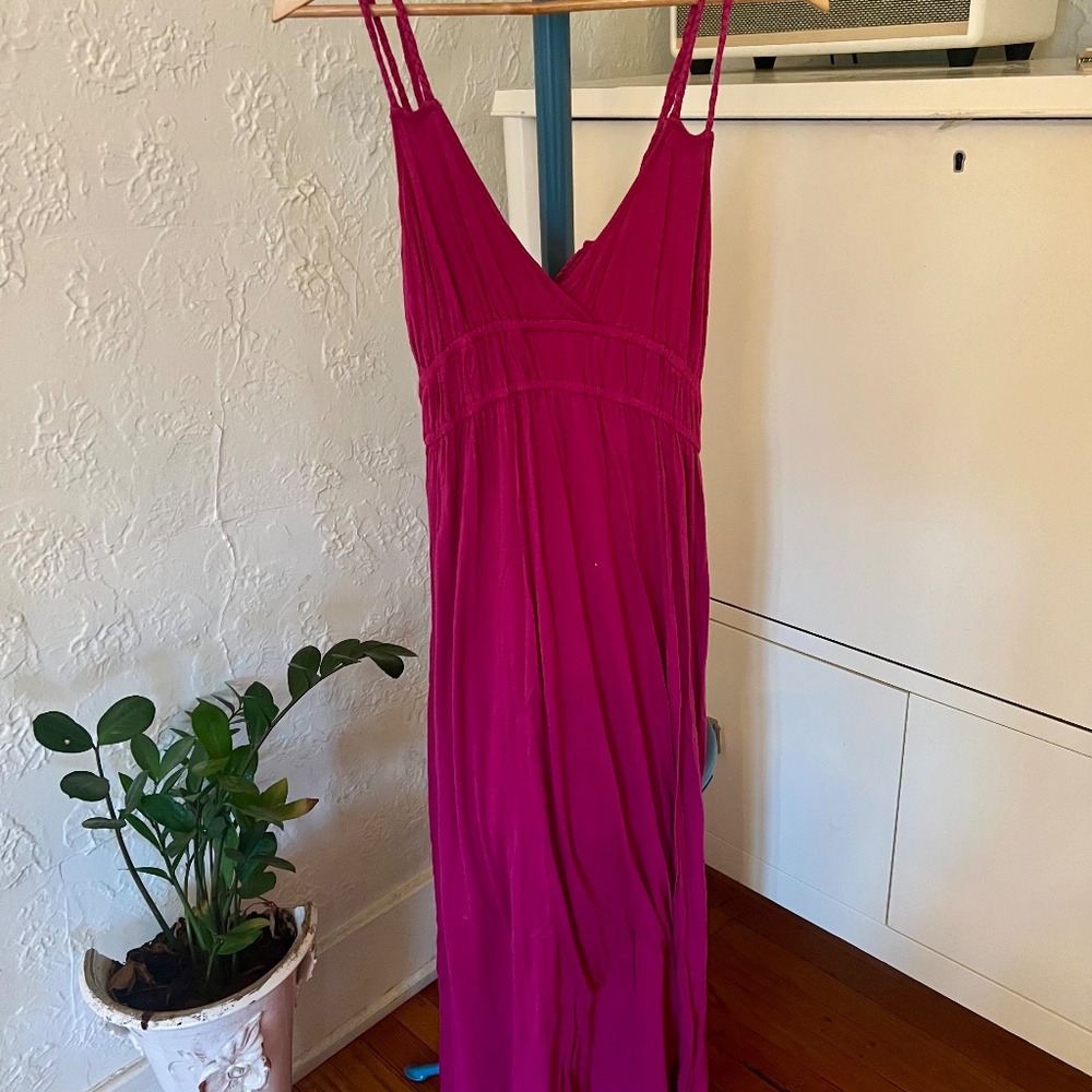Magenta Maxi Dress